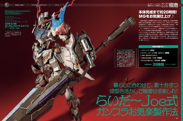 巻頭特集］凄腕モデラーが教えるガンプラ仕上げの極意 らいだ〜Joe式