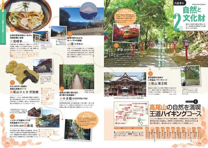 高尾山の自然を満喫 王道ハイキングコース