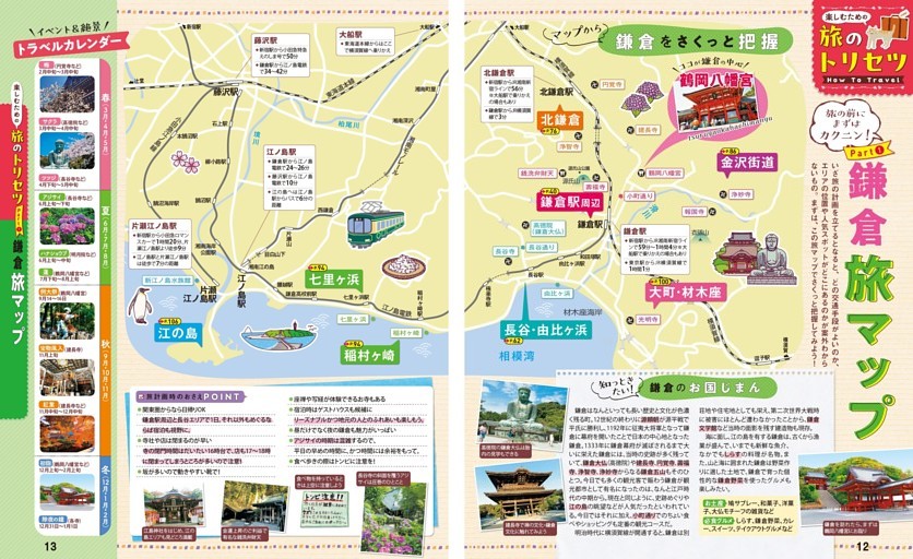 旅のトリセツ How to Travel／Part① 鎌倉 旅マップ