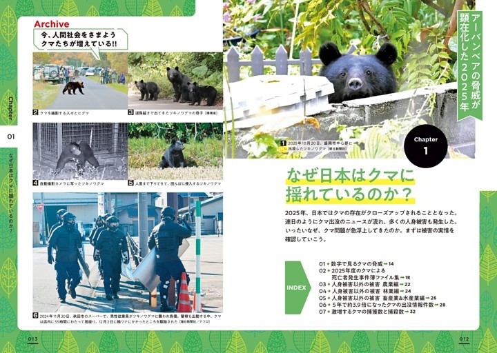 【Chapter 1】 なぜ日本はクマに揺れているのか？／Archive：今、人間社会をさまようクマたちが増えている！！