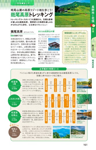 エリア特集　斑尾高原トレッキング