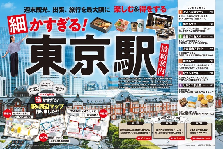 細かすぎる！ 東京駅 最新案内