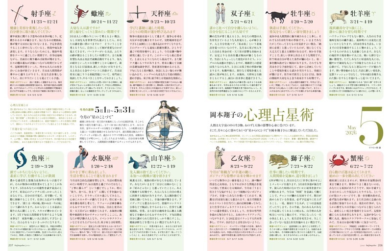 岡本翔子の心理占星術 5月1日～5月31日