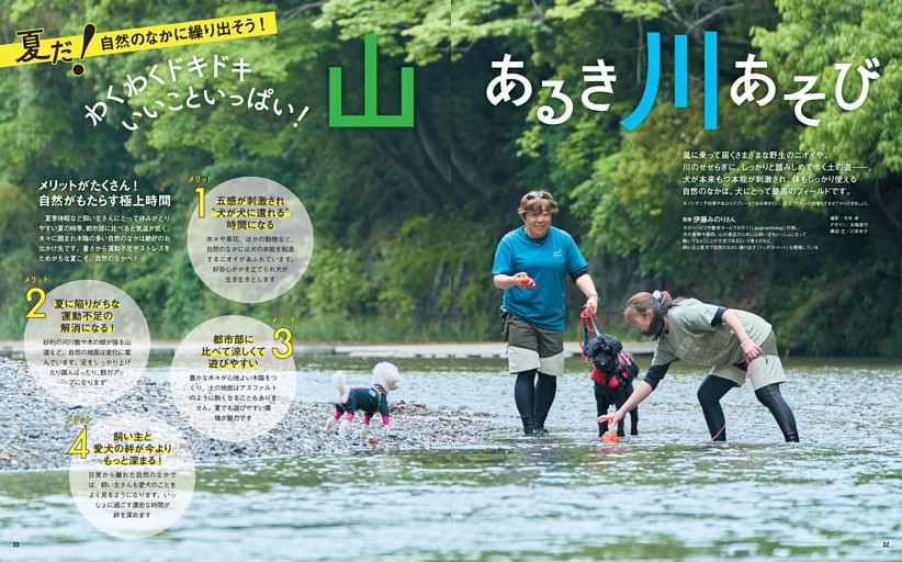 夏だ！自然のなかに繰り出そう！　山あるき川あそび