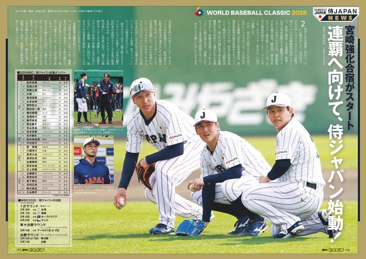 連覇へ向けて、侍ジャパン始動！ 宮崎強化合宿がスタート