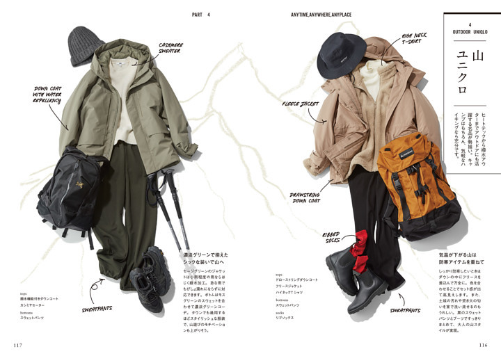 4 OUTDOOR UNIQLO 山ユニクロ