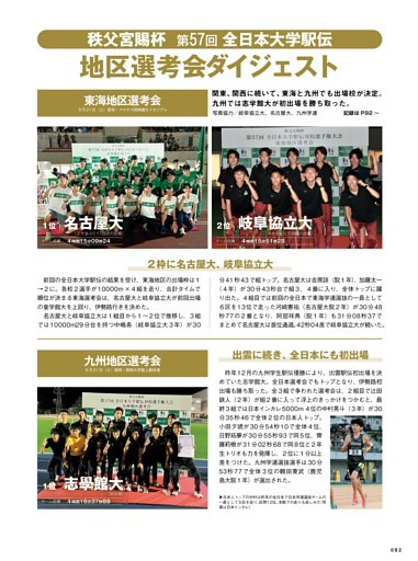 全日本大学駅伝選考会ダイジェスト 東海・九州
