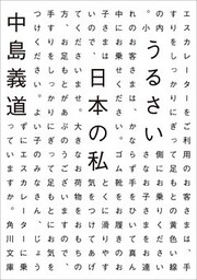うるさい日本の私