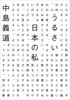 うるさい日本の私