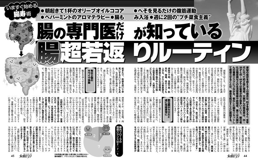 腸の専門医だけが知っている腸超若返りルーティン (女性セブン) | d