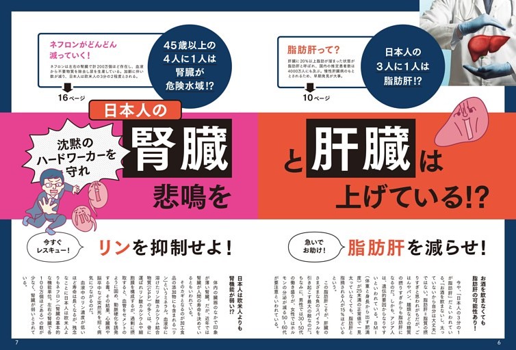 働き世代の腎臓と肝臓は悲鳴を上げている!?