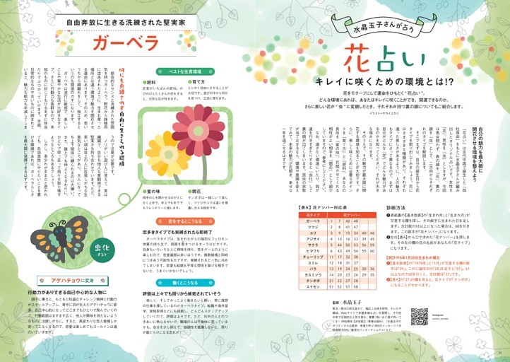 水晶玉子さんが占う　花占い