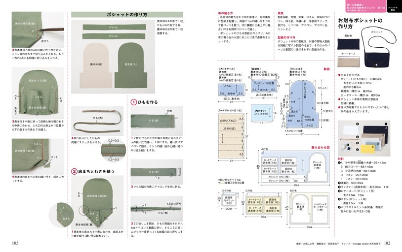 ［作り方］使い心地抜群♪ 私だけのお財布ポシェット