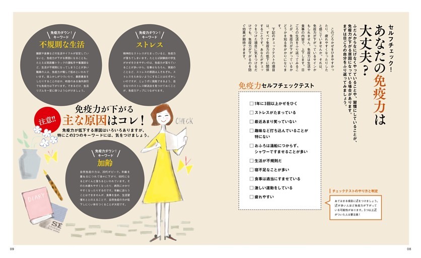 セルフチェック！あなたの免疫力は大丈夫？