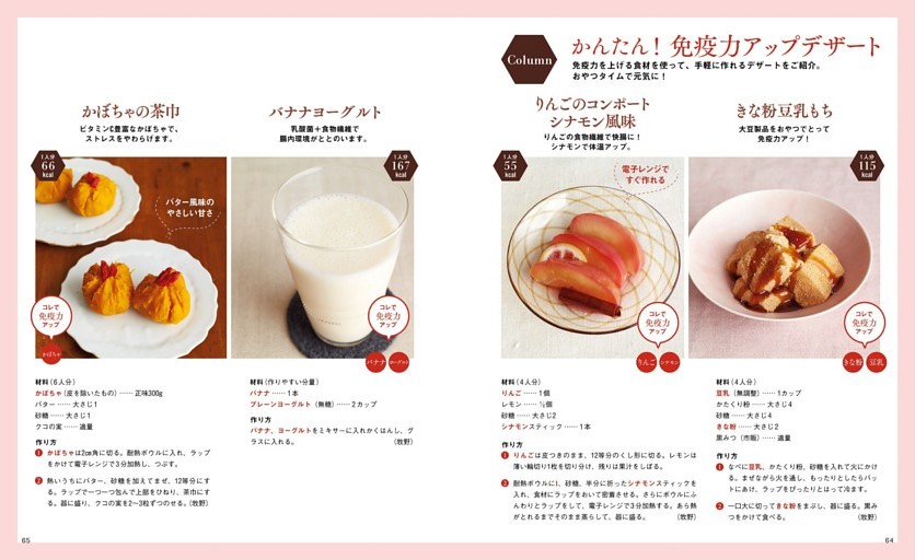 かんたん！免疫力アップデザート