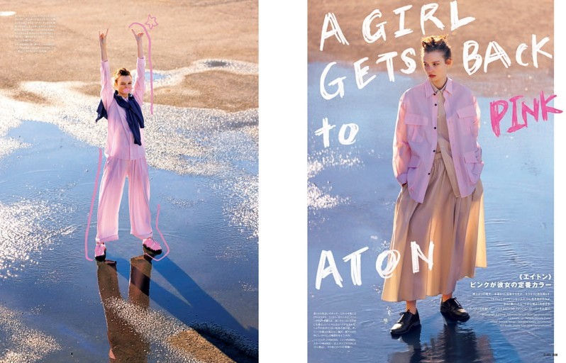 A GIRL GETS BACK to PINK／《エイトン》ピンクが彼女の定番カラー