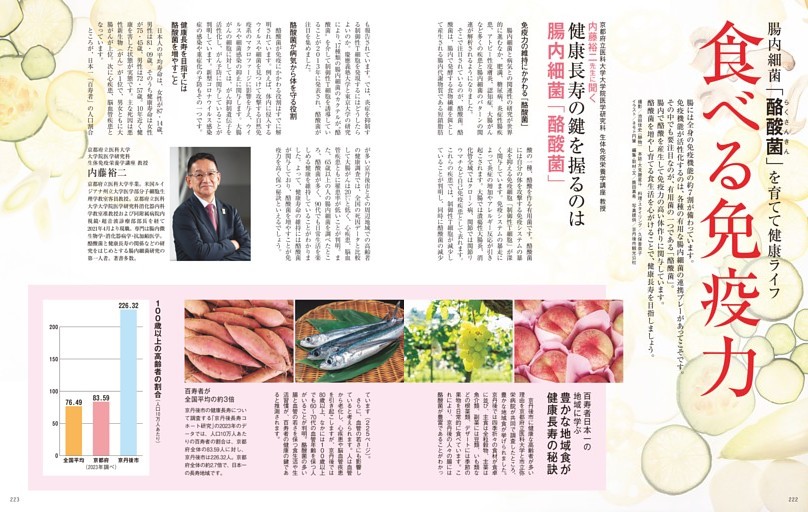 腸内細菌「酪酸菌」を育てて健康ライフ　食べる「免疫力」