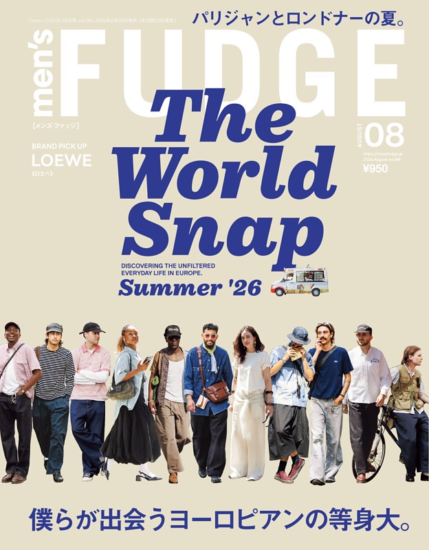 men's FUDGE 2026年8月号 Vol.184