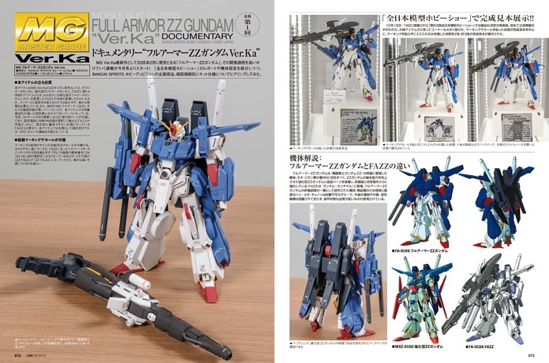 ドキュメンタリー“フルアーマーZZガンダム Ver.Ka”【BANDAI SPIRITS 1/100】