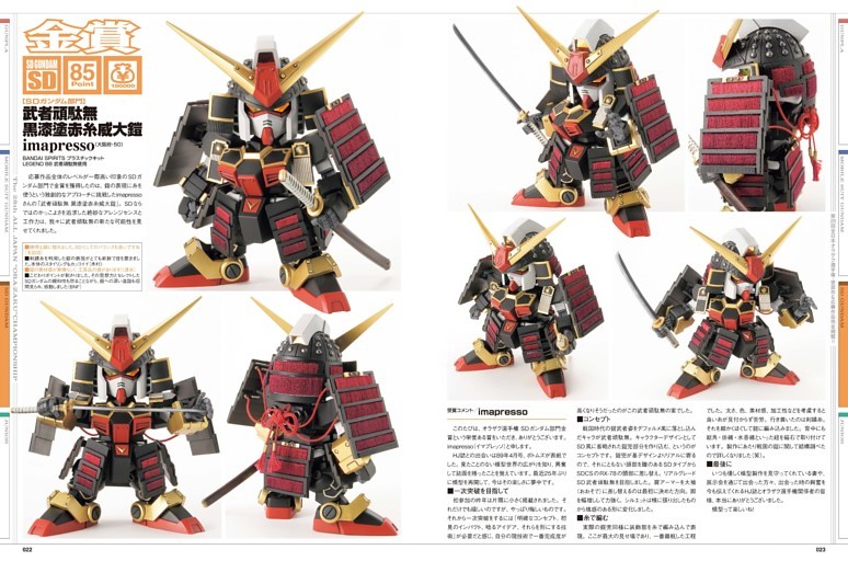 第28回全日本オラザク選手権 受賞作＆応募作品完全掲載!!　［SDガンダム部門］金賞
