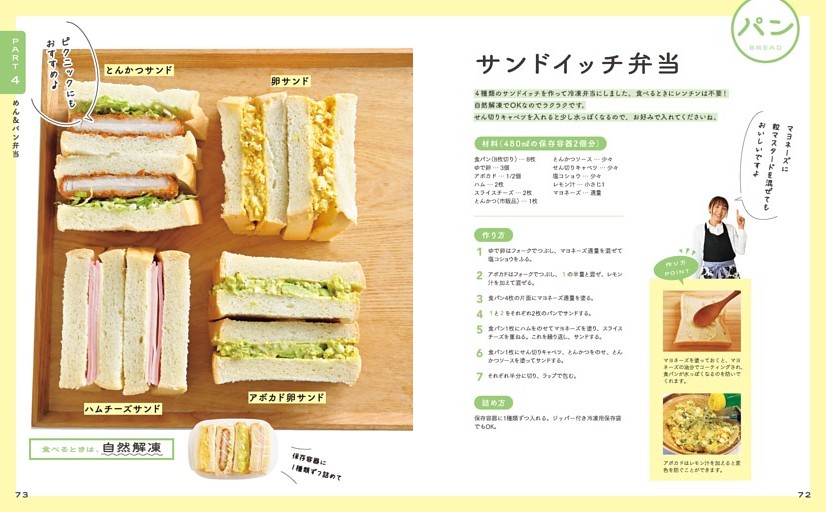 サンドイッチ弁当