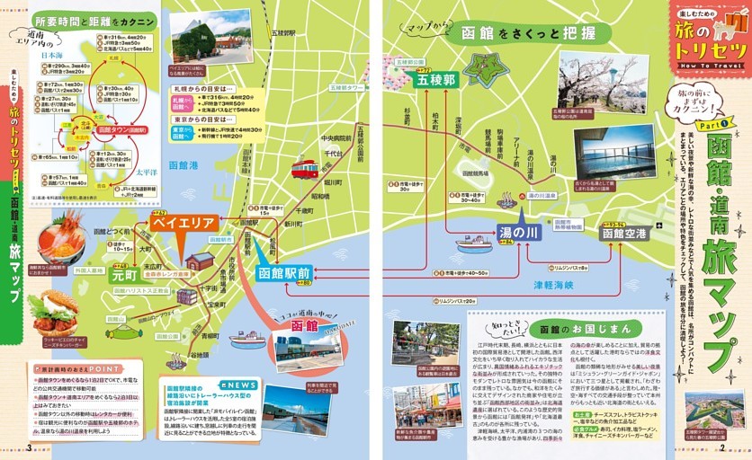 旅のトリセツ How to Travel／Part① 函館・道南旅マップ