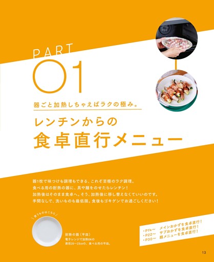 【PART1】レンチンからの食卓直行メニュー