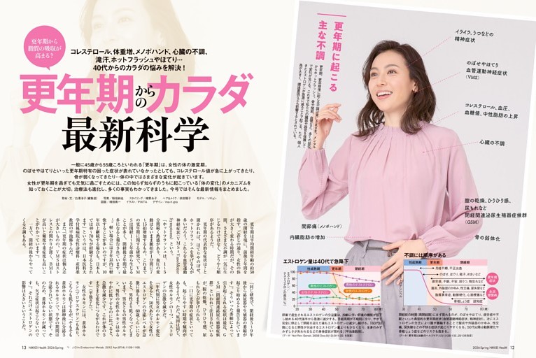 第一特集　更年期からのカラダ最新科学／更年期は女性の体の激変期