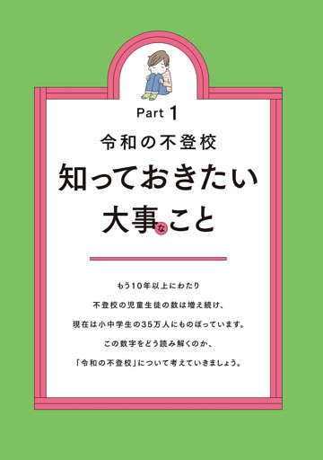 Part 1　令和の不登校　知っておきたい大事なこと