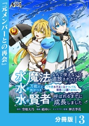 水魔法なんて使えないと追放されたけど、水が万能だと気がつき水の賢者と呼ばれるまでに成長しました～今更水不足と泣きついても簡単には譲れません～【分冊版】３
