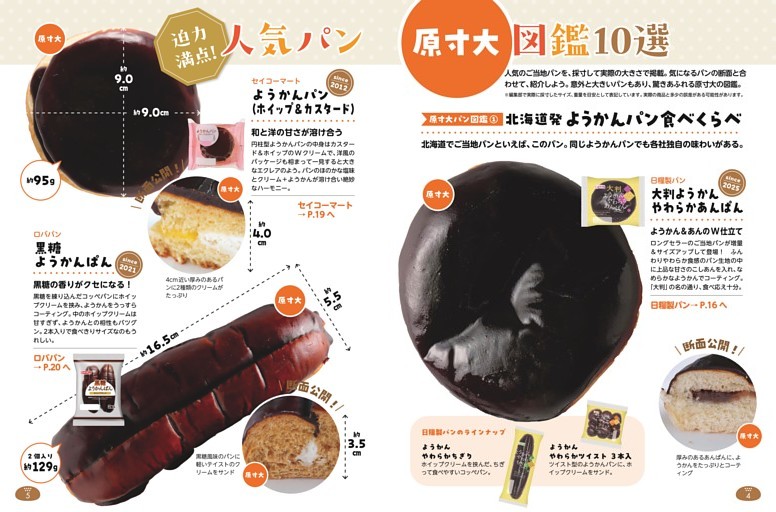 迫力満点！人気パン原寸大図鑑10選