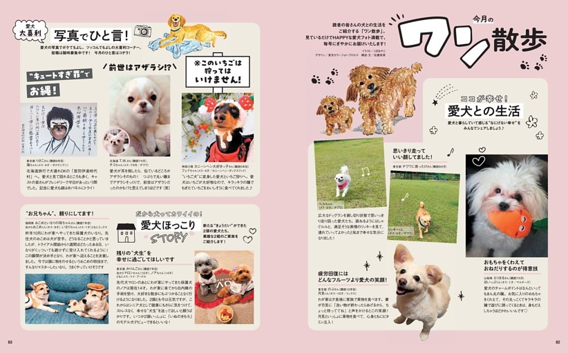 今月のワン散歩