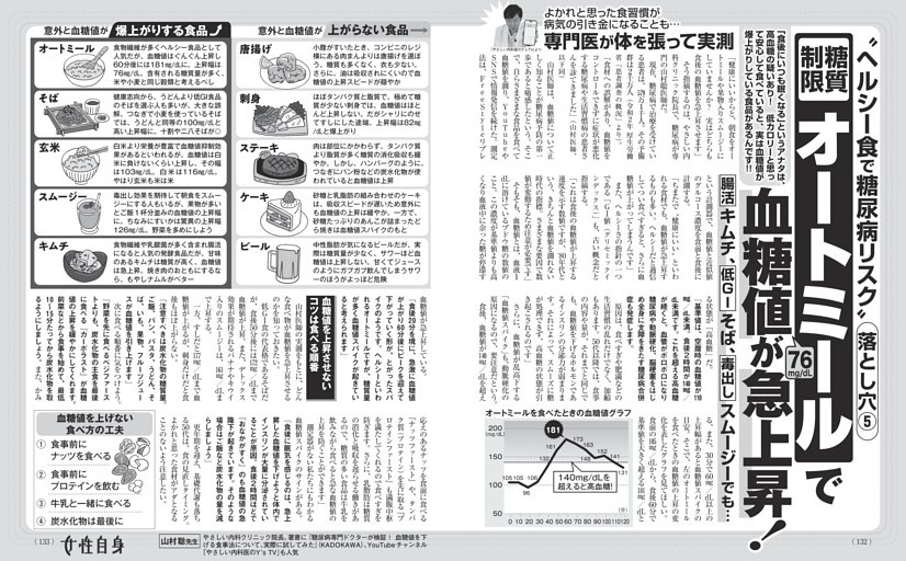 “ヘルシー食で糖尿病リスク” 落とし穴5 糖質制限オートミールで血糖値が急上昇！