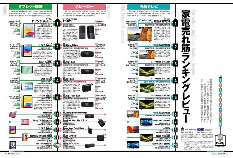 家電売れ筋ランキングレビュー