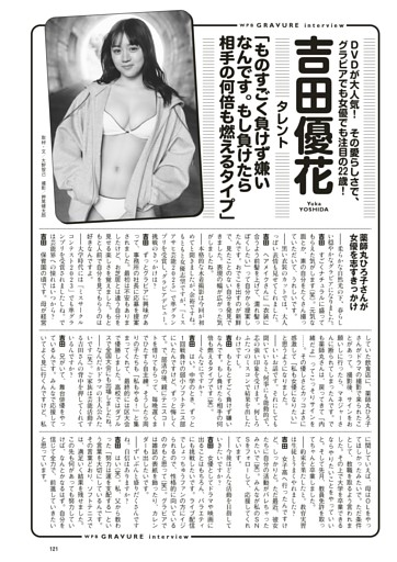 ＜グラビアインタビュー＞　吉田優花（タレント）