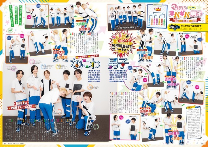 ［STARTO連載］『なにわ男子の逆転男子』連載 なにわ男子 全員集合！