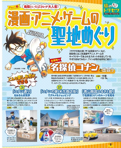 Part③ 漫画・アニメ・ゲームの聖地めぐり／北栄町で名探偵コナンと出会う