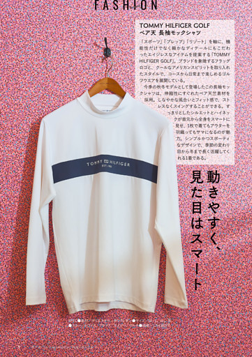 ファッション［TOMMY HILFIGER GOLF ベア天 長袖モックシャツ］