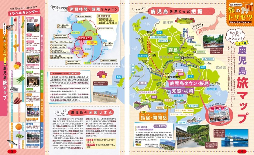 旅のトリセツ How to Travel／Part① 鹿児島旅マップ