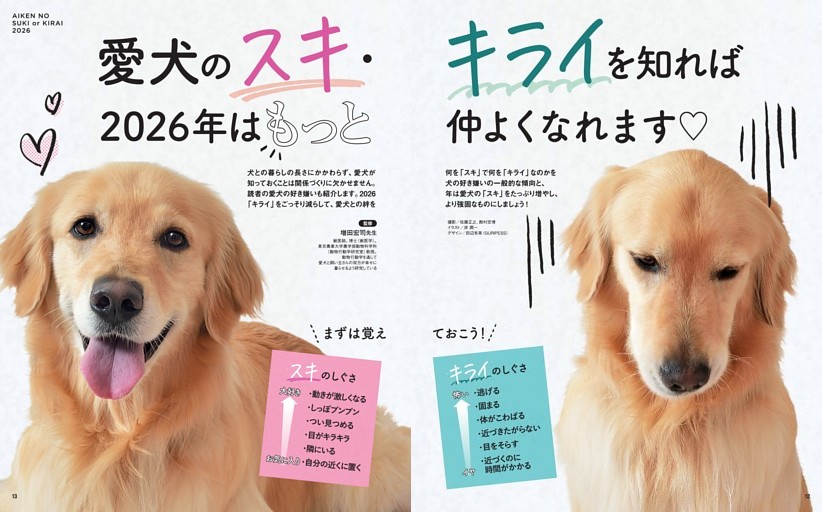 愛犬のスキ・キライを知れば2026年はもっと仲よくなれます