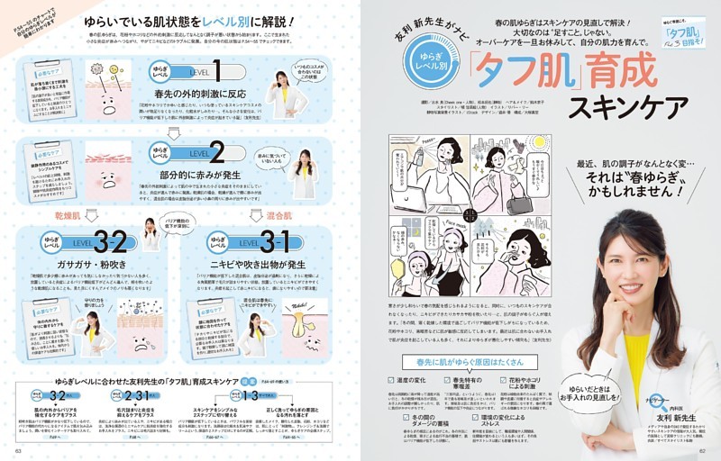 ゆらぐ季節こそ、「タフ肌」目指そ！3 ゆらぎレベル別「タフ肌」育成スキンケア