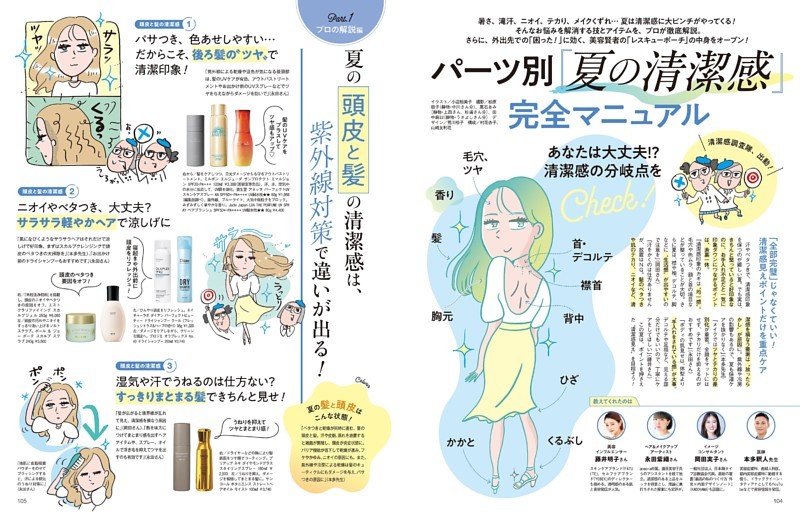 パーツ別「夏の清潔感」完全マニュアル