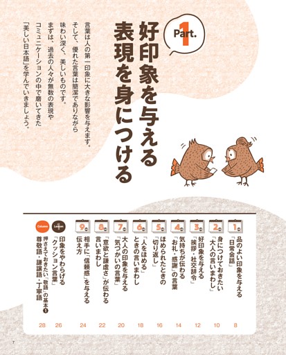 ＜Part.1＞好印象を与える表現を身につける