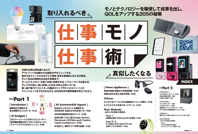 【大特集】取り入れるべき仕事モノ 真似したくなる仕事術