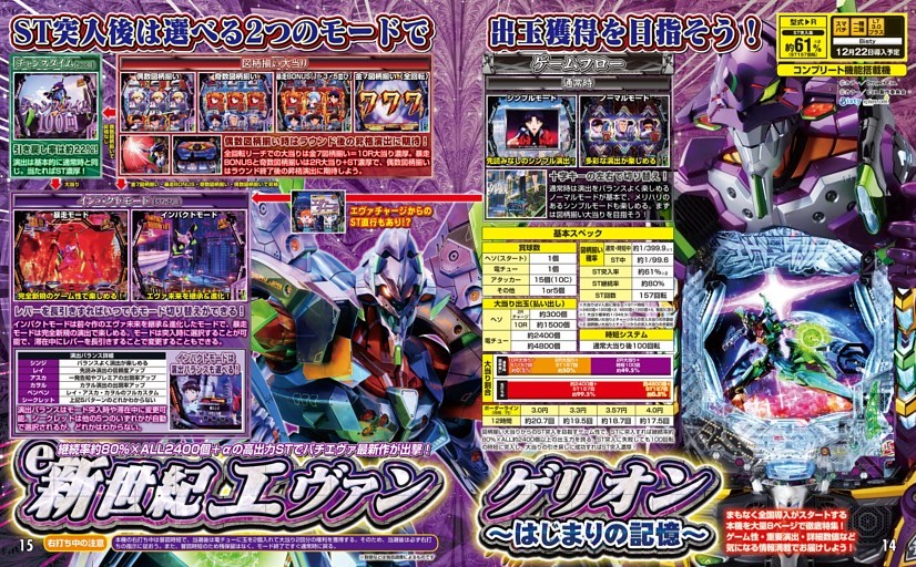 e 新世紀エヴァンゲリオン ～はじまりの記憶～ (パチンコ必勝本プラス