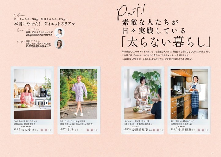 ＜Part.1＞素敵な人たちが日々実践している「太らない暮らし」