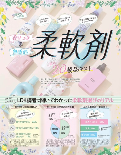 柔軟剤 最新20製品テスト