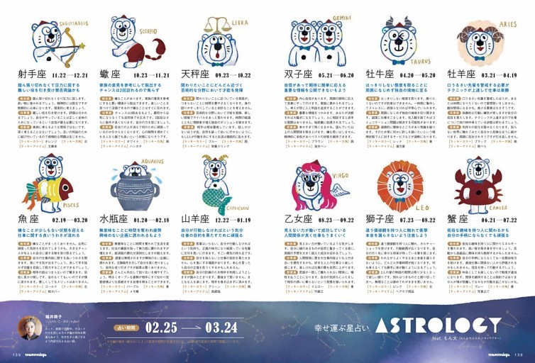 幸せ運ぶ星占い Astrology