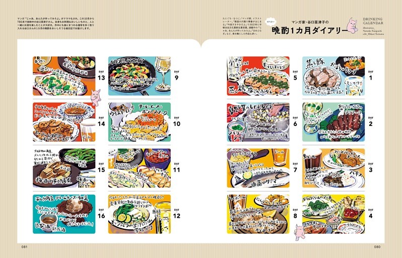 晩酌１カ月ダイアリー 谷口菜津子（マンガ家）