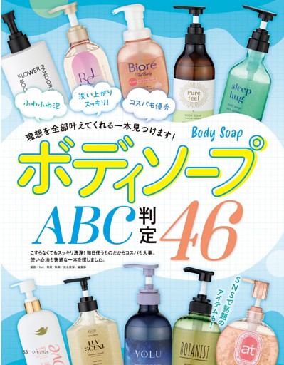 [特別企画］ボディソープ ABC判定46
